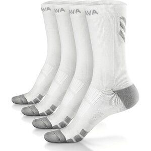 Dri-tech Compression Crew Socks 4/6 Pairs, Comfort Boost Circulation